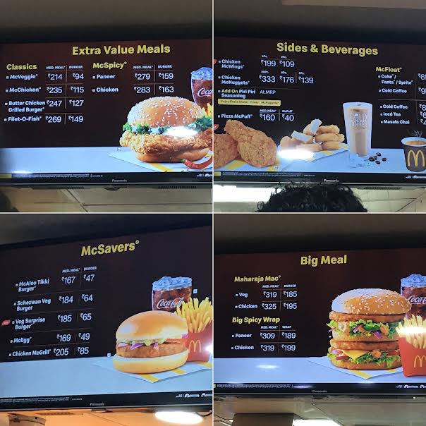 インド マクドナルド 牛肉